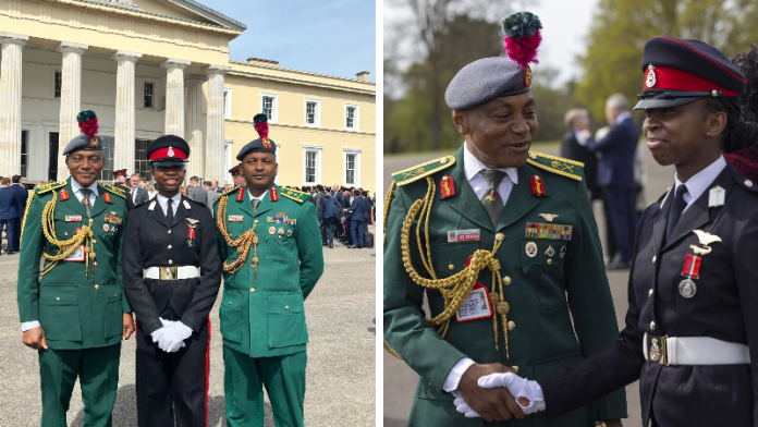 first Nigerian female officer cadet graduates from the Royal Military Academy Sandhurst